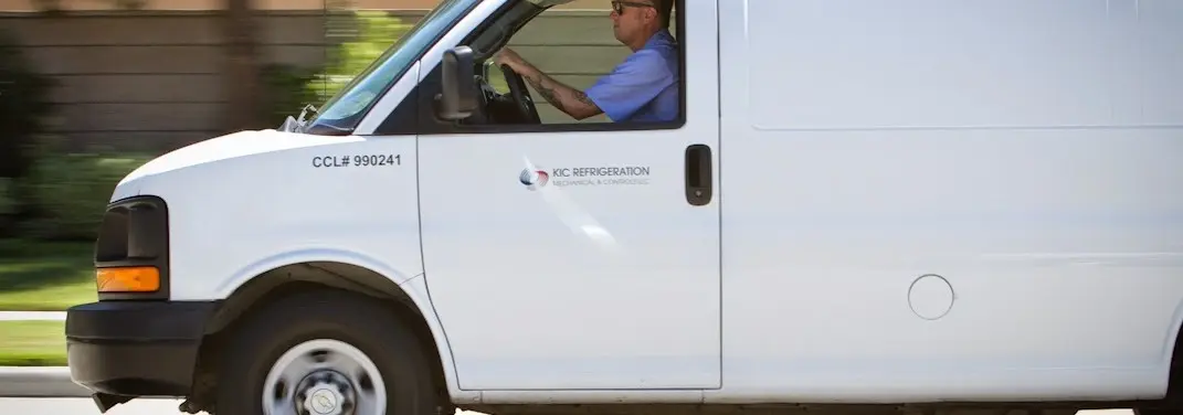 KIC Refrigeration service vehicle serving German Flatts area